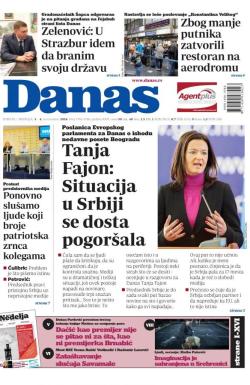 Danas - broj 7705-7706, 3. nov 2018.