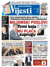 Vijesti - broj 6422, 11. feb 2016.