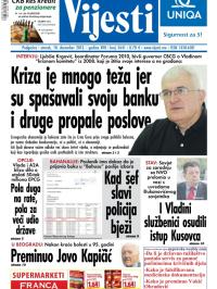 Vijesti - broj 5641, 10. dec 2013.