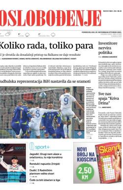 Oslobođenje - broj 27459, 20. nov 2023.