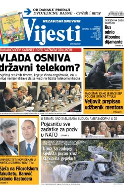 Vijesti - broj 5919, 18. sep 2014.