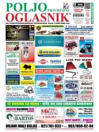 Poljoprivredni Oglasnik - broj 306, 4. nov 2015.