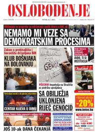 Oslobođenje - broj 24.115, 24. jan 2014.