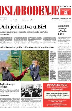 Oslobođenje - broj 26355, 16. apr 2020.
