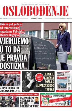 Oslobođenje - broj 24.582, 6. maj 2015.
