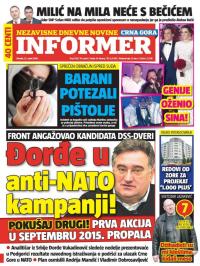 Informer CG - broj 1183, 22. mar 2016.