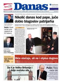 Danas - broj 6409, 17. apr 2015.