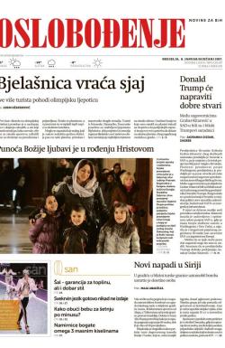 Oslobođenje - broj 25187, 8. jan 2017.