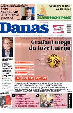 Danas - broj 6515-6516, 1. avg 2015.