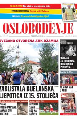 Oslobođenje - broj 24.320, 17. avg 2014.