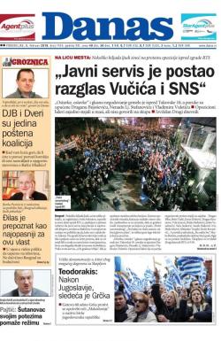 Danas - broj 7434, 5. feb 2018.