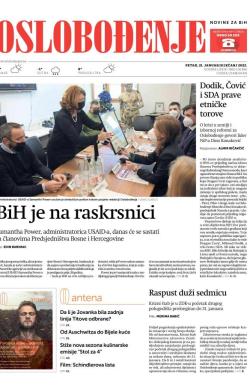 Oslobođenje - broj 26896, 21. jan 2022.