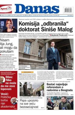 Danas - broj 7891, 8. maj 2019.