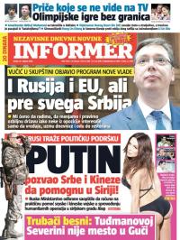 Informer - broj 1303, 10. avg 2016.