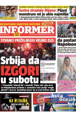 Informer - broj 4121, 29. okt 2025.
