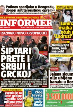 Informer - broj 1946, 14. sep 2018.