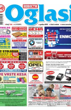 Novosti oglasi - broj 1366, 3. jun 2015.