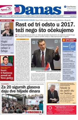Danas - broj 7099, 7. mar 2017.