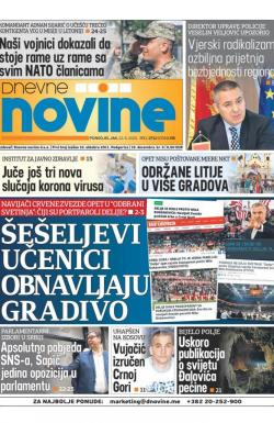 Dnevne novine - broj 2712, 22. jun 2020.