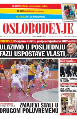 Oslobođenje - broj 24.474, 18. jan 2015.