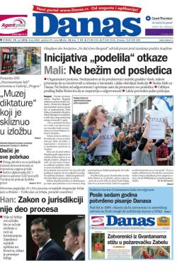 Danas - broj 6868, 19. jul 2016.