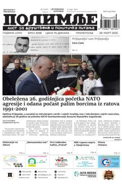 Polimlje, Prijepolje - broj 3038, 28. mar 2025.