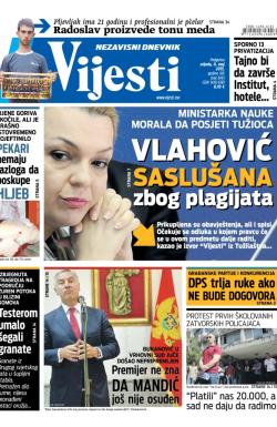 Vijesti - broj 6145, 6. maj 2015.