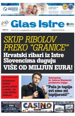 Glas Istre - broj 338, 9. dec 2019.