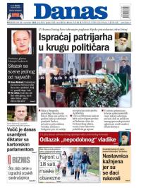 Danas - broj 8456, 23. nov 2020.