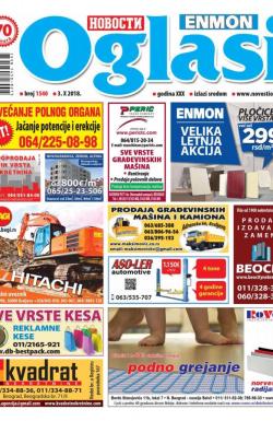 Novosti oglasi - broj 1540, 3. okt 2018.