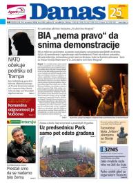 Danas - broj 6986, 14. nov 2016.