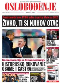 Oslobođenje - broj 24.071, 11. dec 2013.