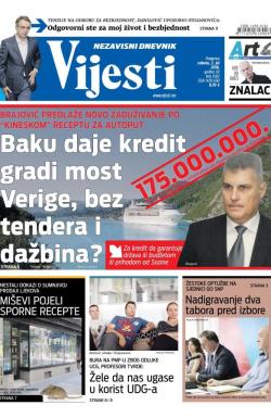 Vijesti - broj 6562, 2. jul 2016.