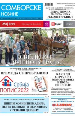 Somborske novine - broj 3562, 30. sep 2022.