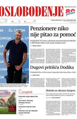Oslobođenje - broj 27327, 17. jun 2023.