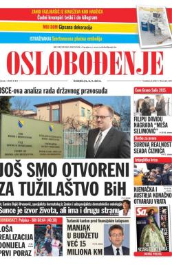 Oslobođenje - broj 24.705, 6. sep 2015.