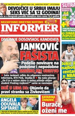 Informer - broj 1512, 14. apr 2017.