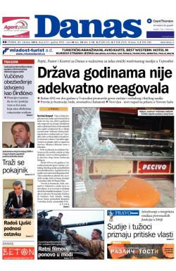 Danas - broj 6231, 21. okt 2014.