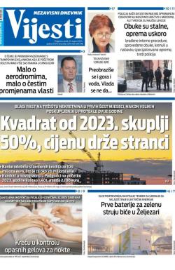 Vijesti - broj 9809, 22. avg 2025.