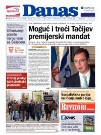 Danas - broj 6272, 1. dec 2014.