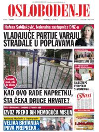 Oslobođenje - broj 24.315, 12. avg 2014.