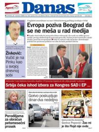 Danas - broj 7668, 27. sep 2018.
