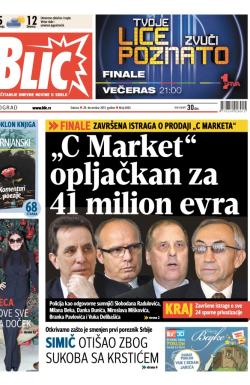 Blic - broj 6065, 28. dec 2013.
