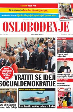 Oslobođenje - broj 24.432, 7. dec 2014.