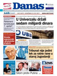 Danas - broj 6020, 24. mar 2014.
