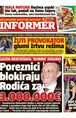 Informer - broj 1562, 15. jun 2017.