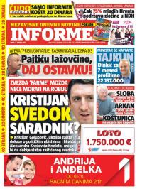 Informer - broj 1041, 2. okt 2015.