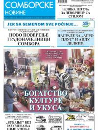 Somborske novine - broj 3416, 13. dec 2019.