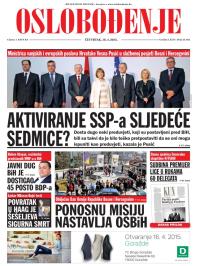 Oslobođenje - broj 24.562, 16. apr 2015.