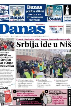 Danas - broj 9851, 1. mar 2025.